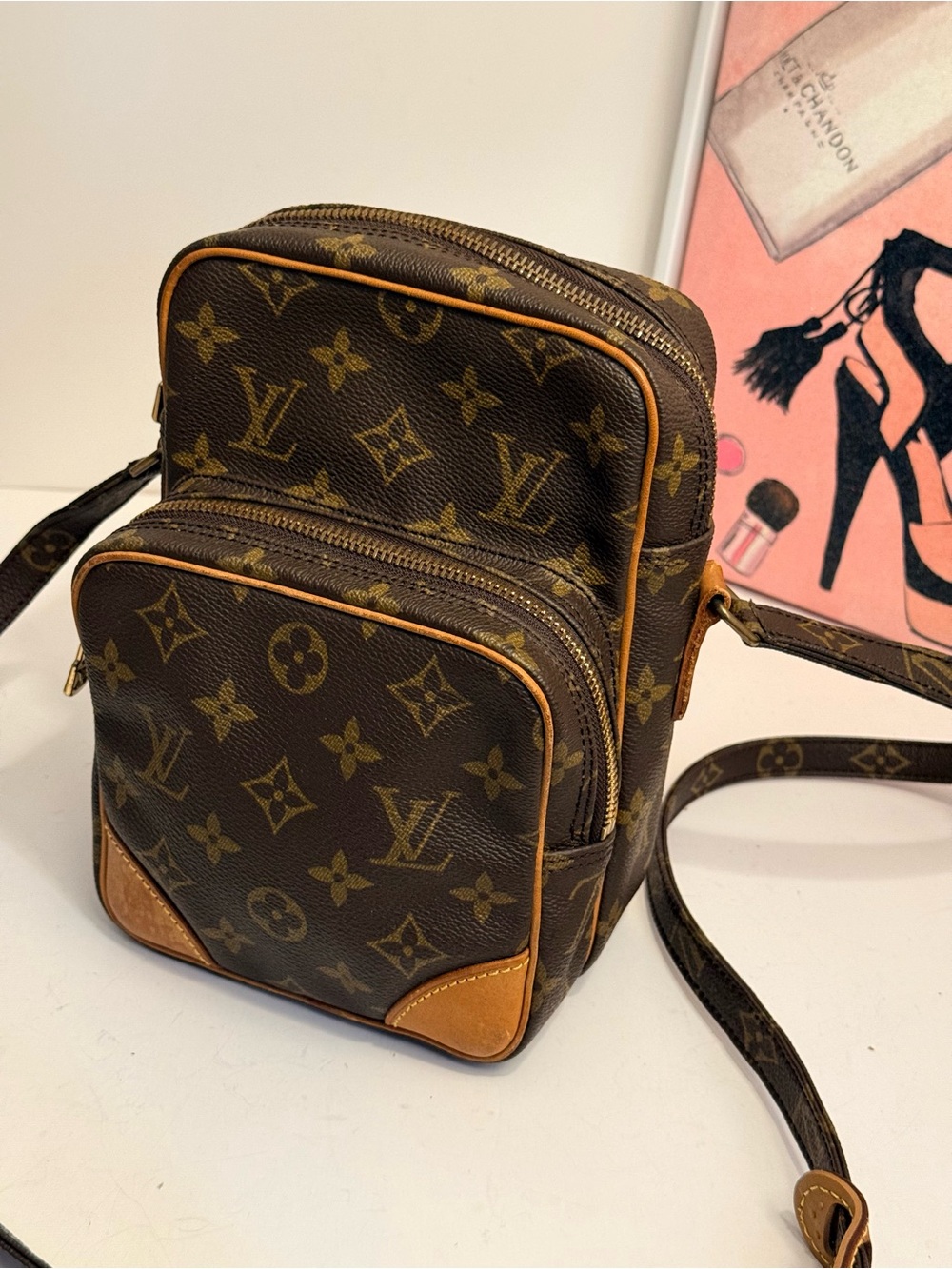 Louis Vuitton Amazone Monogram Crossbody bag 🌟 - Picture 4 of 17
